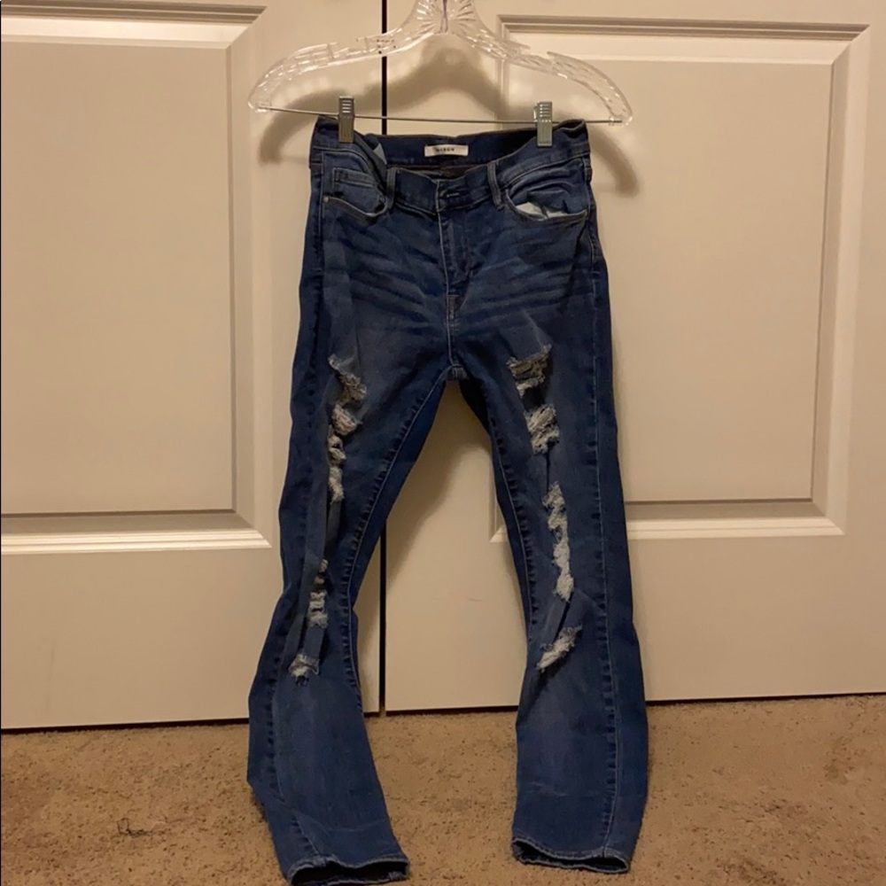 pac sun mid rise skinny jeans